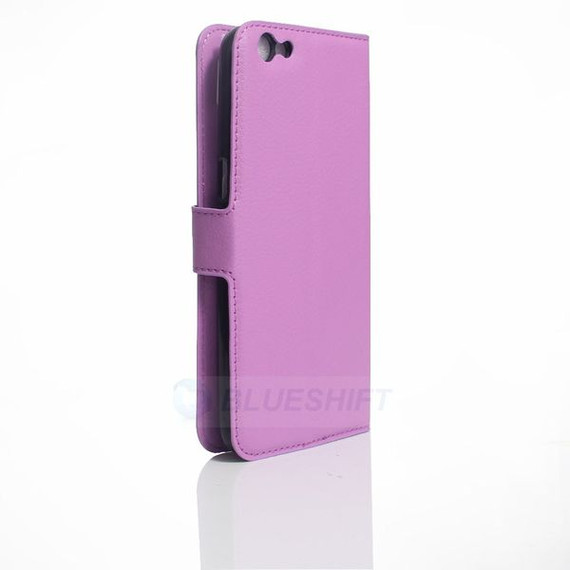 Oppo R9S      Pu Wallet Case    [Purple]