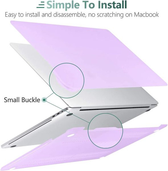 Apple MacBook Pro 13" (M2, 2022) A2338 Matte Hard Case Purple Apple MacBook Pro 13" (M2, 2022) A2338 Matte Hard Case Purple