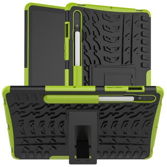Samsung Galaxy Tab S9FE X510    Heavy Duty Case    Green