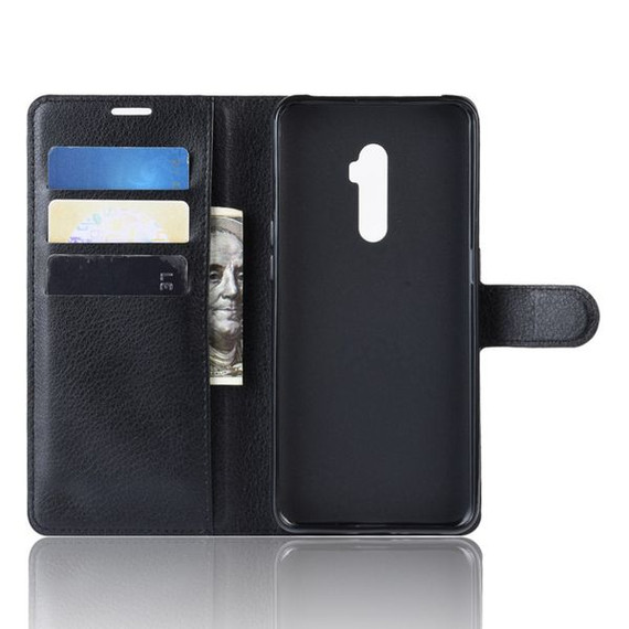 Oppo Reno 10Xzoom      Pu Wallet Case    [Black]