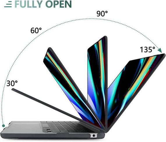 Apple MacBook Air 13" (M2, 2022) A2681 Matte Hard Case Black Apple MacBook Air 13" (M2, 2022) A2681 Matte Hard Case Black