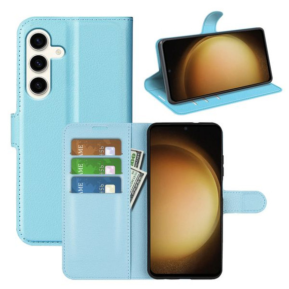 Galaxy S24+      Pu Wallet Case    [Lightblue]