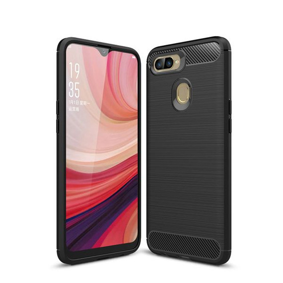 OPPO AX5s Carbon Fibre Case Black OPPO AX5s Carbon Fibre Case Black