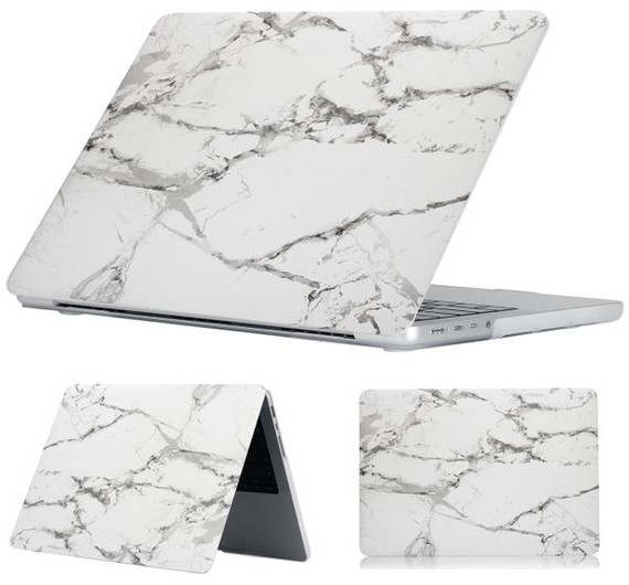 Apple MacBook Pro 14" (2021) A2442 Designer Hard Case WhiteMarble Apple MacBook Pro 14" (2021) A2442 Designer Hard Case WhiteMarble