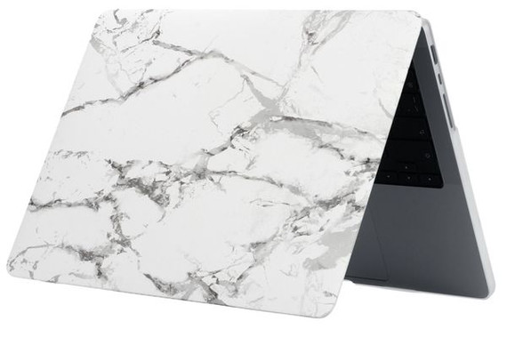 Apple MacBook Pro 14" (2021) A2442 Designer Hard Case WhiteMarble Apple MacBook Pro 14" (2021) A2442 Designer Hard Case WhiteMarble