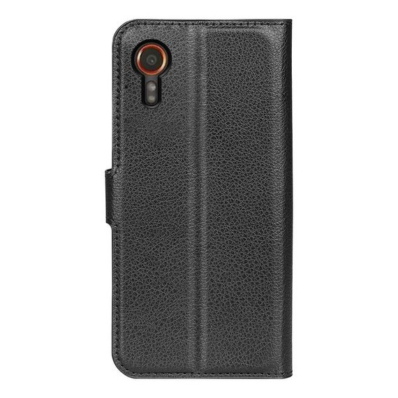 Galaxy Xcover 7      Pu Wallet Case    [Black]