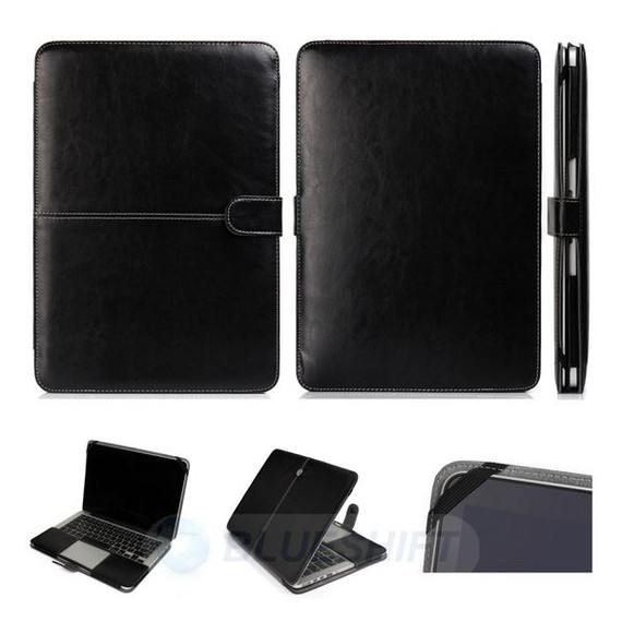 Apple MacBook Pro 15" Retina (2012-2015) A1398 PU Leather Case Black Apple MacBook Pro 15" Retina (2012-2015) A1398 PU Leather Case Black