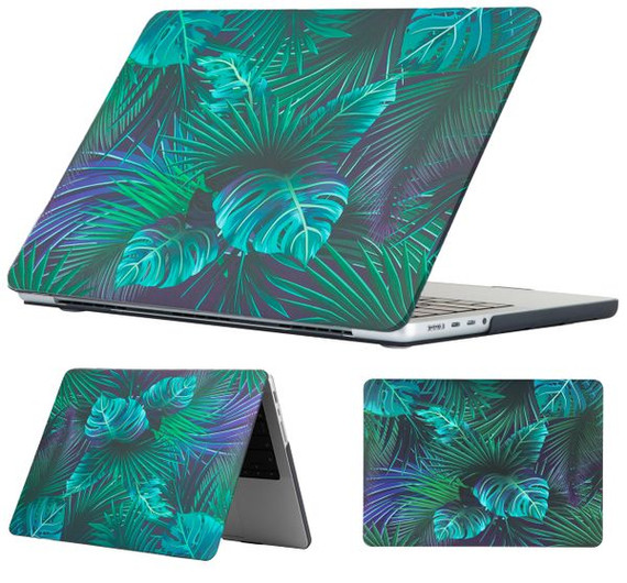 Apple MacBook Pro 16" (M3 Pro, 2023) A2991   Designer Hard Case    PalmLeaves