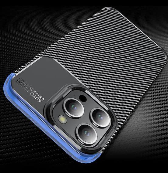 Apple iPhone 15 Pro Max Carbon Fibre Case Black