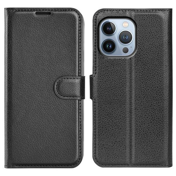 Iphone 14 Pro Max      Pu Wallet Case    [Black]
