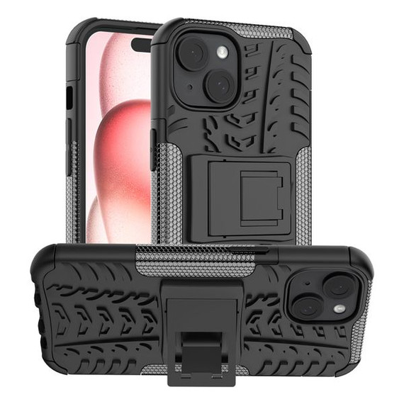 Apple iPhone 15 Heavy Duty Case Black