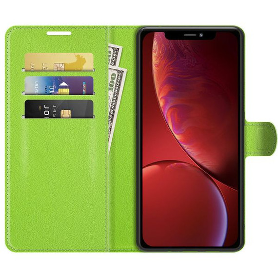 Iphone 14      Pu Wallet Case    [Green]