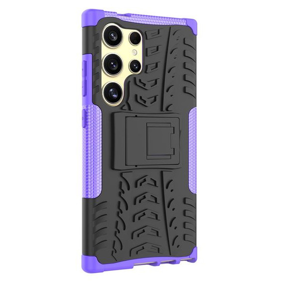 Samsung Galaxy S24Ultra      Heavy Duty Case    Purple