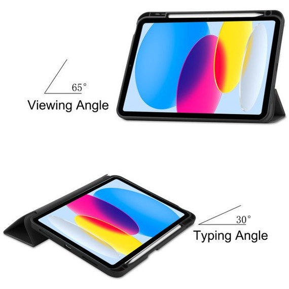 Apple iPad 10.9" (10th Gen 2022) Pen Holder Case Black Apple iPad 10.9" (10th Gen 2022) Pen Holder Case Black