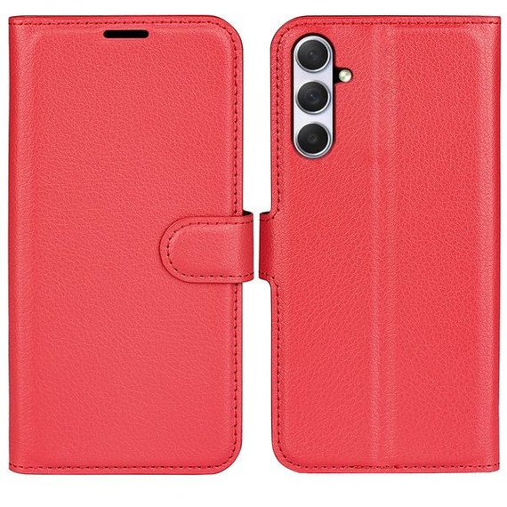 Galaxy M54 5G      Pu Wallet Case    [Red]