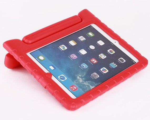 Apple iPad 9.7 2017 (5th Gen)    EVA Shockproof Case    Red