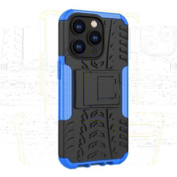 Apple iPhone 14 Pro Heavy Duty Case Blue