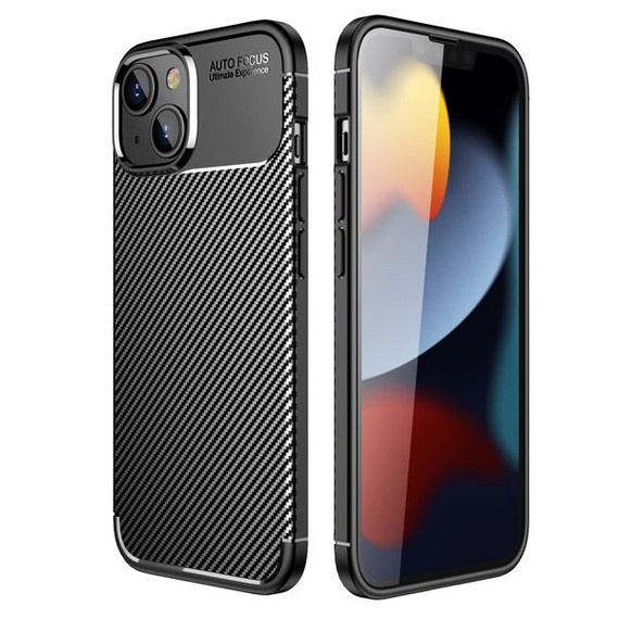 Apple iPhone 14 Carbon Fibre Case Black
