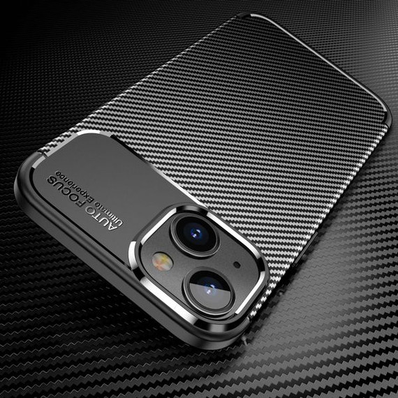 Apple iPhone 14 Carbon Fibre Case Black