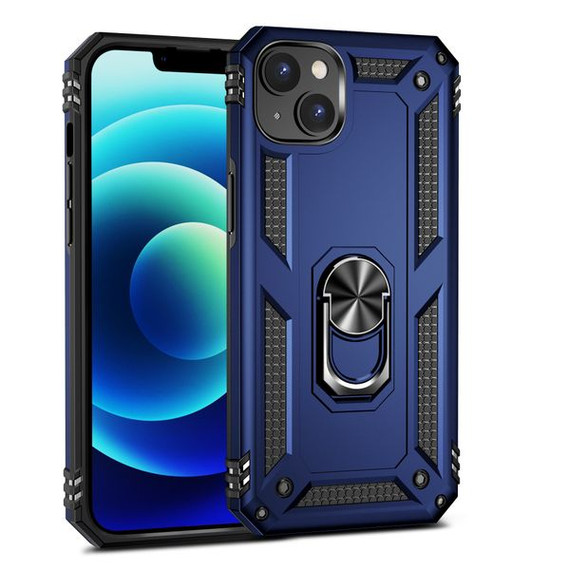 Apple iPhone 14 Plus Military Armour Ring Case Navy Apple iPhone 14 Plus Military Armour Ring Case Navy
