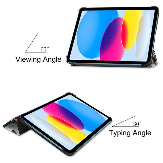 Apple iPad 10.9" (10th Gen 2022) Designer Tri-Fold Case Graffiti Apple iPad 10.9" (10th Gen 2022) Designer Tri-Fold Case Graffiti