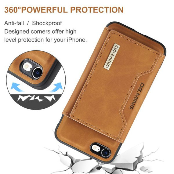 Apple iPhone 7 Magnetic Wallet Brown