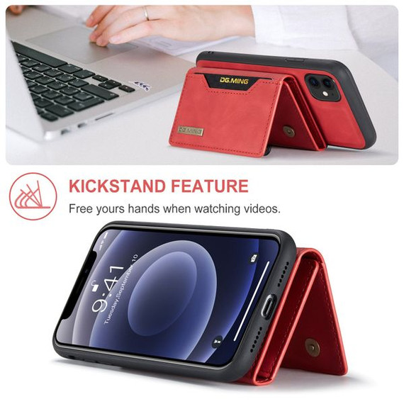 Apple iPhone 8 Magnetic Wallet Red