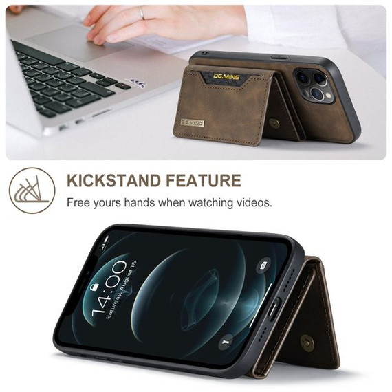 Apple iPhone 12 Pro Max Magnetic Wallet Coffee Apple iPhone 12 Pro Max Magnetic Wallet Coffee