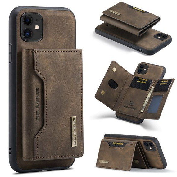 Apple iPhone 11 Magnetic Wallet Coffee Apple iPhone 11 Magnetic Wallet Coffee