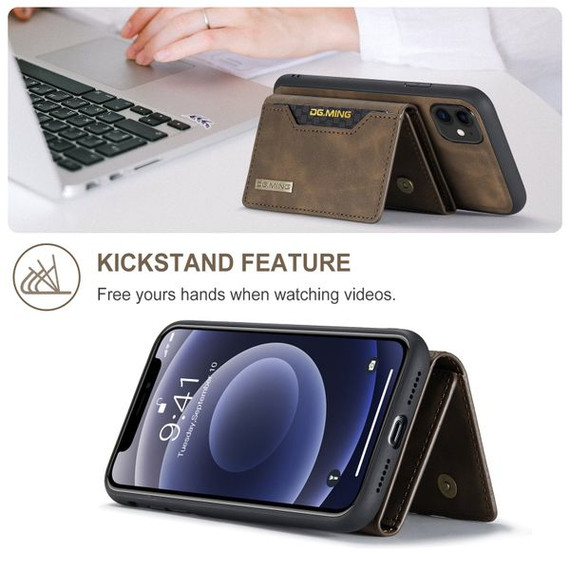 Apple iPhone 11 Magnetic Wallet Coffee Apple iPhone 11 Magnetic Wallet Coffee