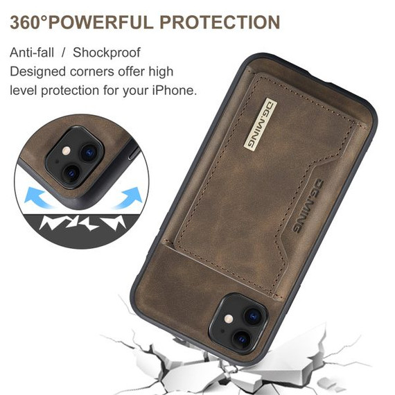 Apple iPhone 11 Magnetic Wallet Coffee Apple iPhone 11 Magnetic Wallet Coffee