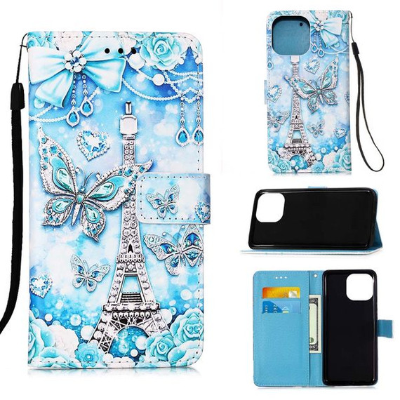 Apple iPhone 13 Pro Designer PU Case EiffelTower