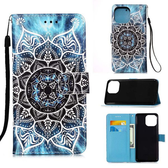 Apple iPhone 13 Designer PU Case Mandala