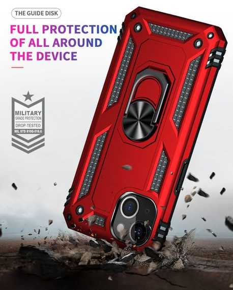 Apple iPhone 13 Military Armour Case Red Apple iPhone 13 Military Armour Case Red