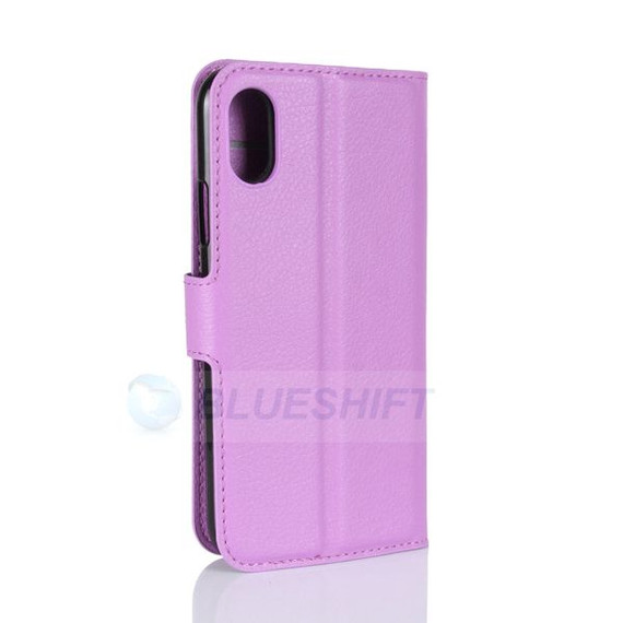 Iphone X/Xs      Pu Wallet Case    [Purple]