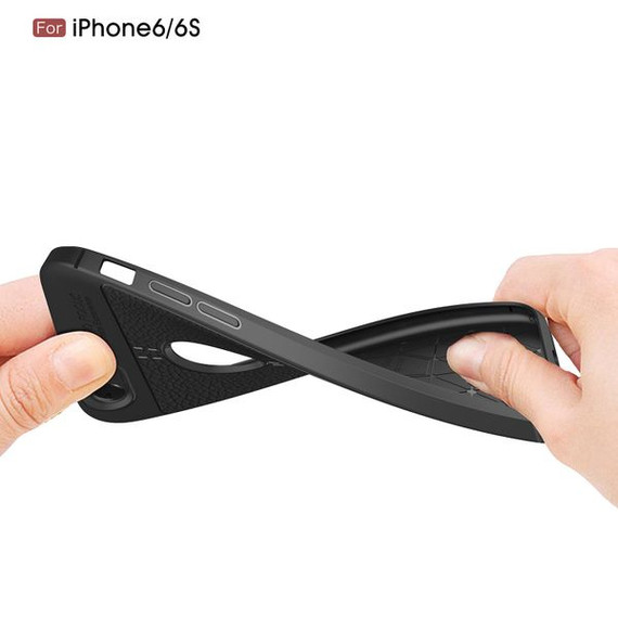 Apple iPhone 6/6S Leather Texture Case Red