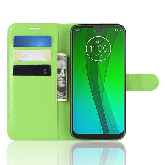 Moto G7/G7Plus      Pu Wallet Case    [Green]