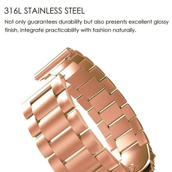 Huawei Watch GT 3 42mm Stainless Steel Strap RoseGold Huawei Watch GT 3 42mm Stainless Steel Strap RoseGold