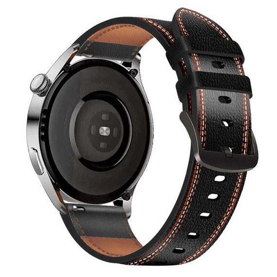 Huawei Watch GT 3 46mm      Real Leather Strap   Black