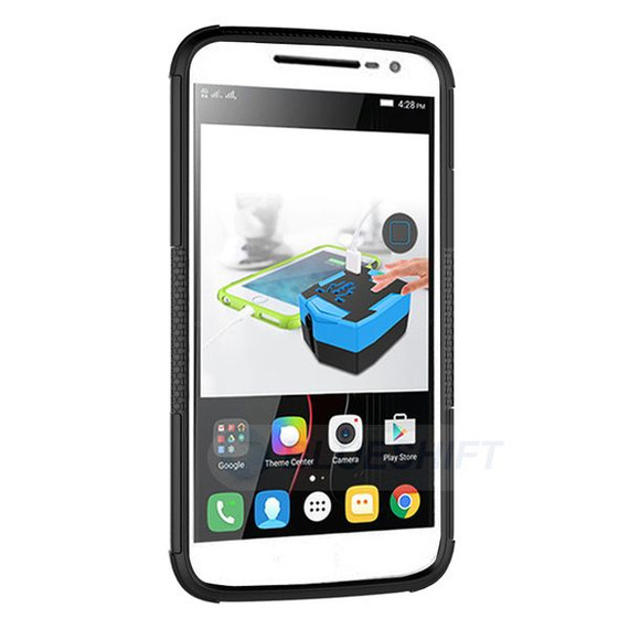 Moto G4 Play Heavy Duty Case Red Moto G4 Play Heavy Duty Case Red