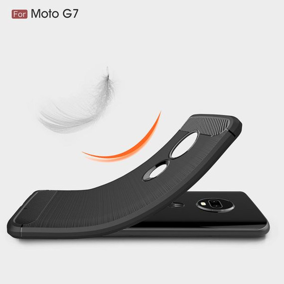 Moto G7/G7Plus Carbon Fibre Case Red