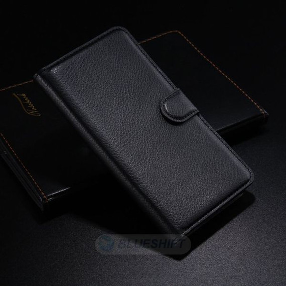 Iphone 5/5S/Se(1St Gen)      Pu Wallet Case    [Black]