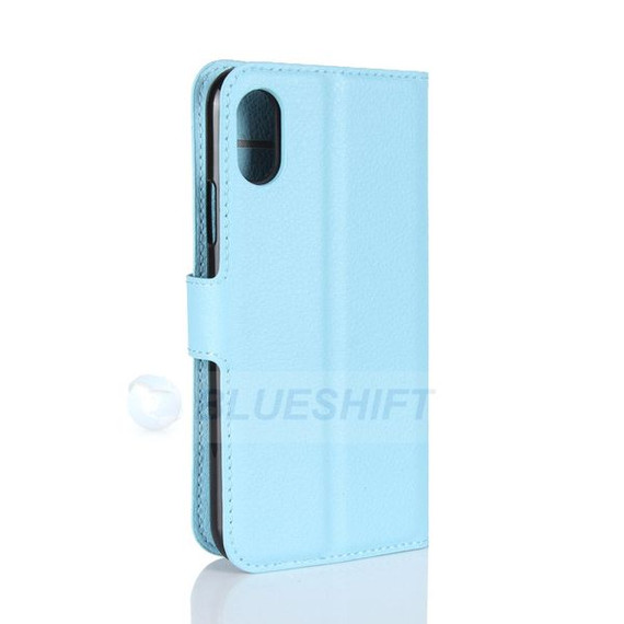 Iphone X/Xs      Pu Wallet Case    [Lightblue]