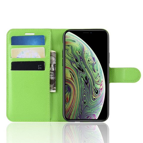 Iphone 11 Pro      Pu Wallet Case    [Green]
