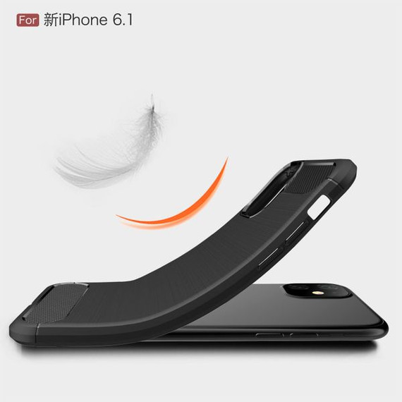 Apple iPhone 11 Carbon Fibre Case Black Apple iPhone 11 Carbon Fibre Case Black
