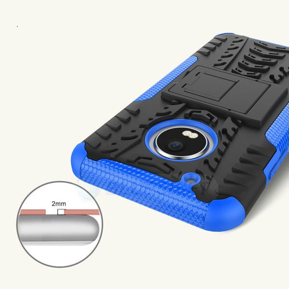 Moto G5 Plus Heavy Duty Case Red