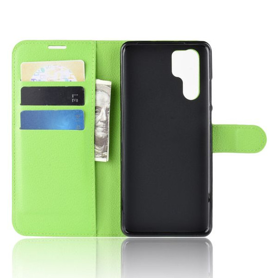 Huawei P30 Pro      Pu Wallet Case    [Green]