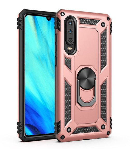Huawei P30      Military Armour Case    RoseGold