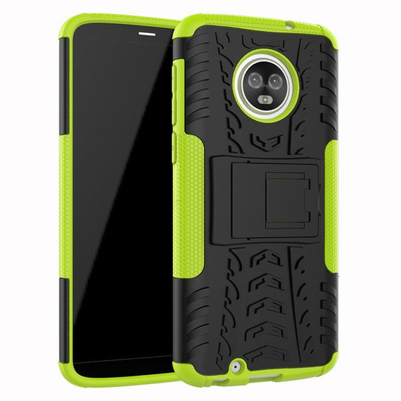 Moto G6 Heavy Duty Case Green