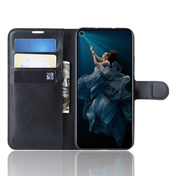 Huawei Nova 5T      Pu Wallet Case    [Black]